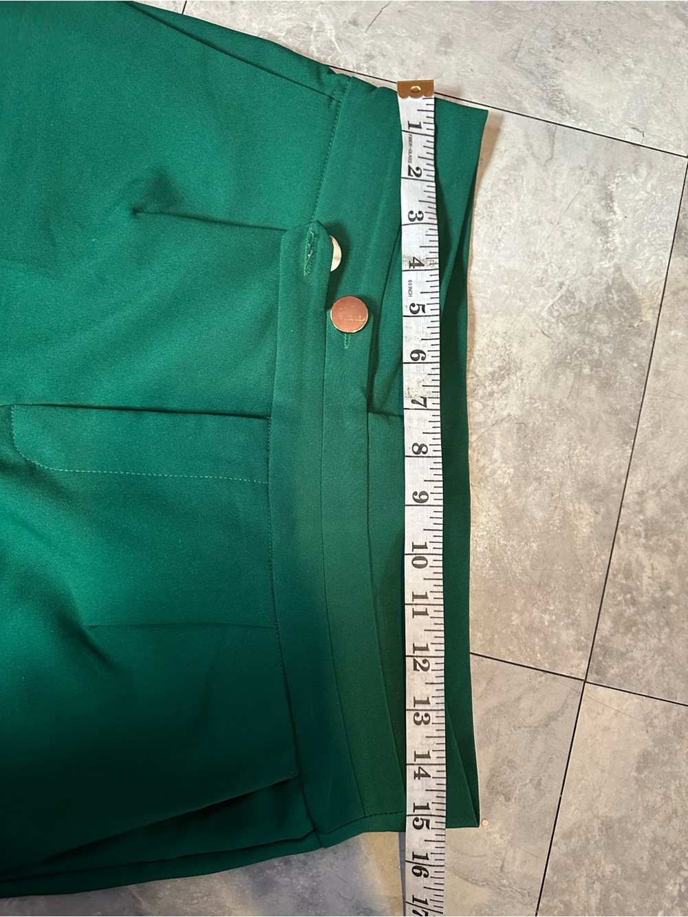 Michele Emerald Green Tailored Trousers - Picture 6 of 10